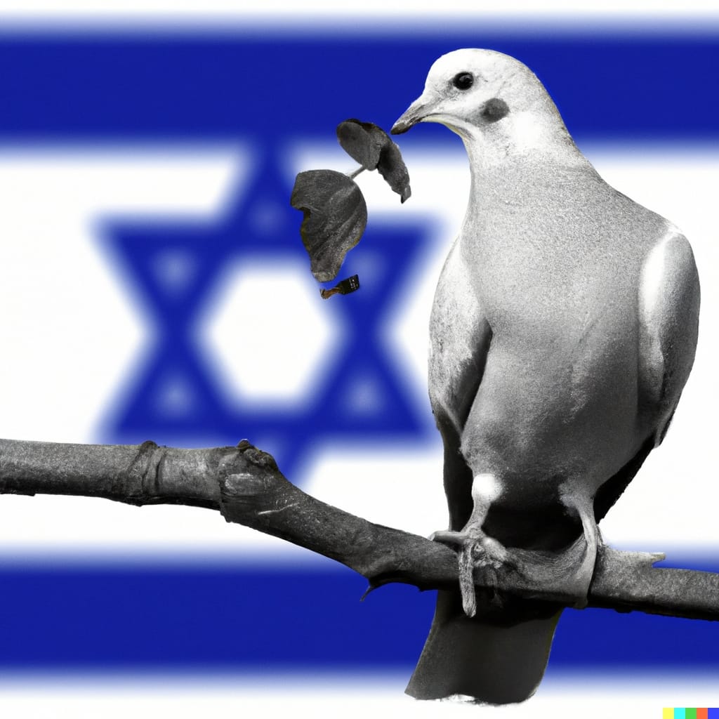 Frieden für Israel, DALL·E, prompted by Michael Voß