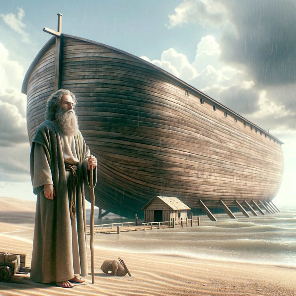 Noah und die Arche, DALL·E, prompted by Michael Voß
