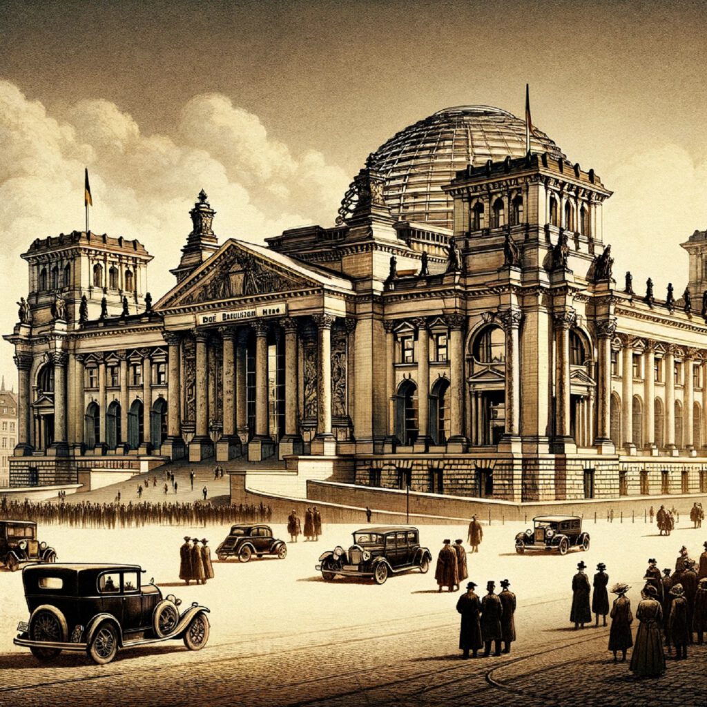 Reichstag in Berlin, DALL·E, prompted by Michael Voß