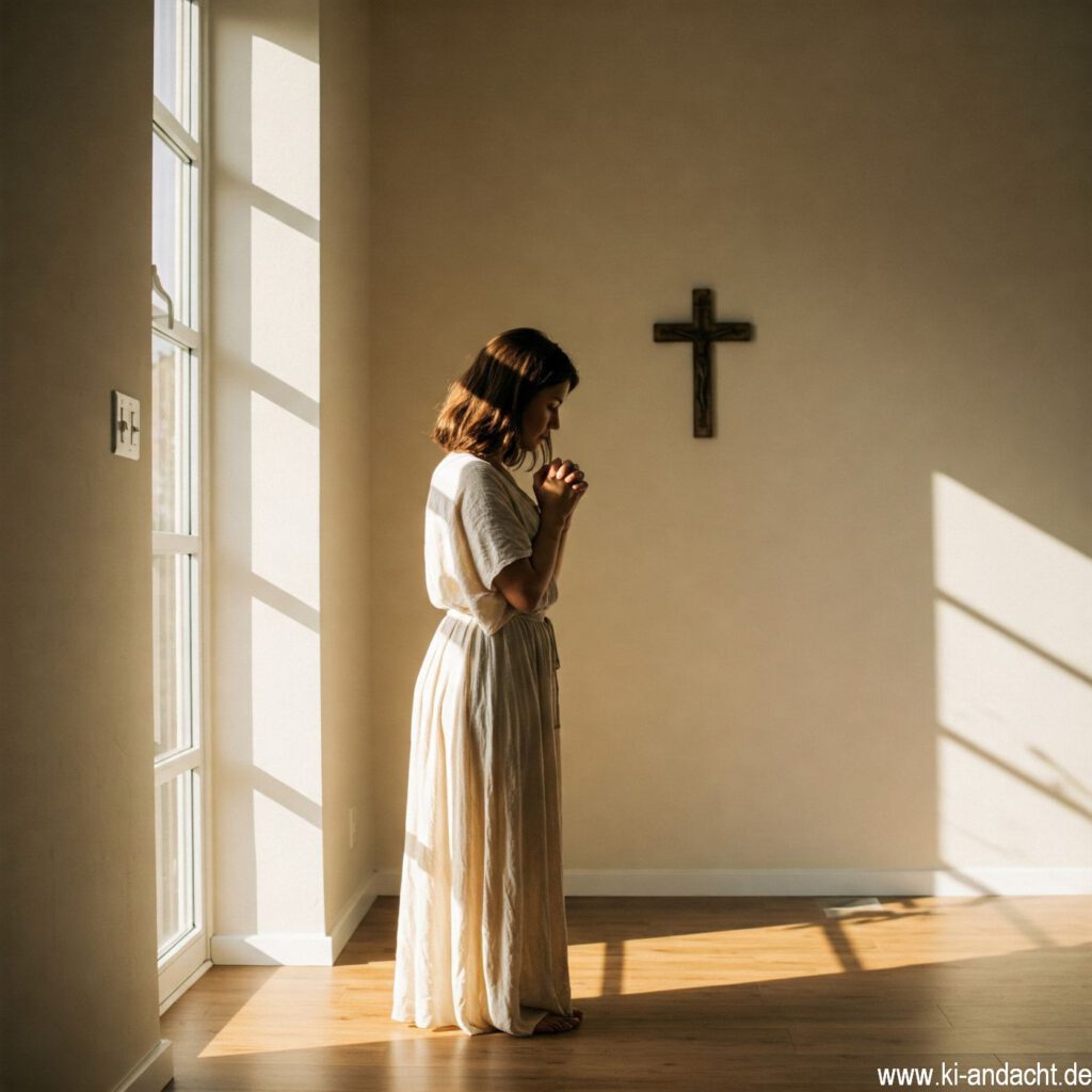 Ein stilles Gebet hilft immer. Gott hört dich, Imagen 3, prompted by ChatGPT 4o