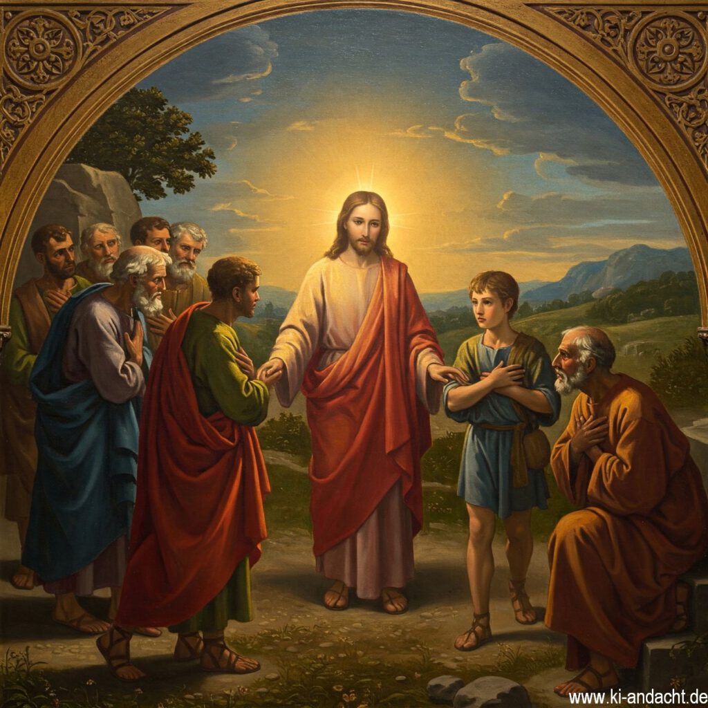 Jesus schickte die Jünger immer zu zweit auf die Reise, Imagen 3, prompted by ChatGPT 4o