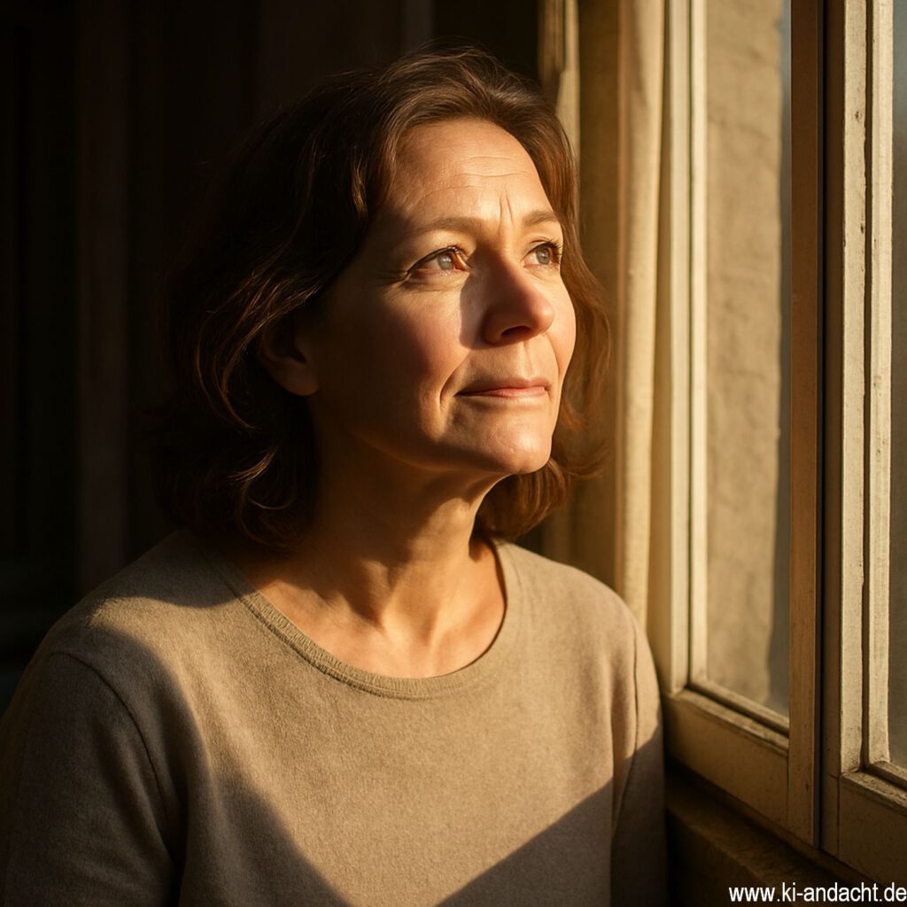 Hoffnungsvolle Gedanken am Fenster, Sora, prompted by ChatGPT 4o