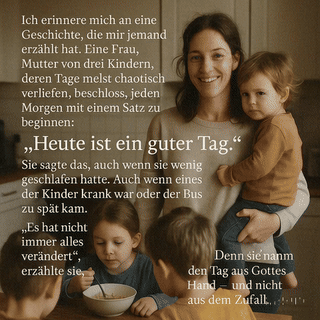 Ein guter Tag, Sora, prompted by ChatGPT