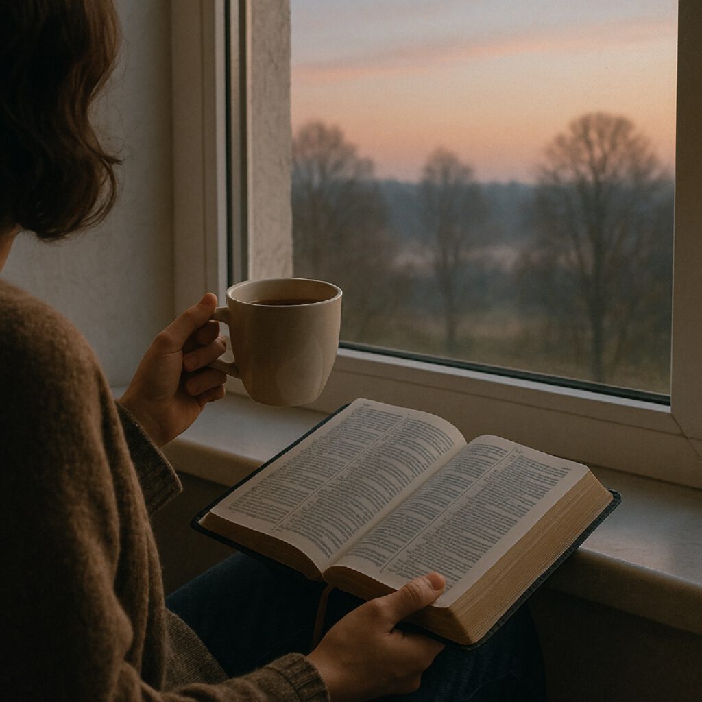 Morgendliche Besinnung, Sora, prompted by ChatGPT