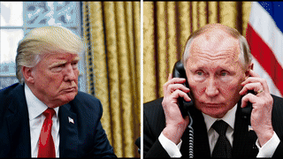Putin und Trump telefonieren miteinander, Sora, prompted by Michael Voß