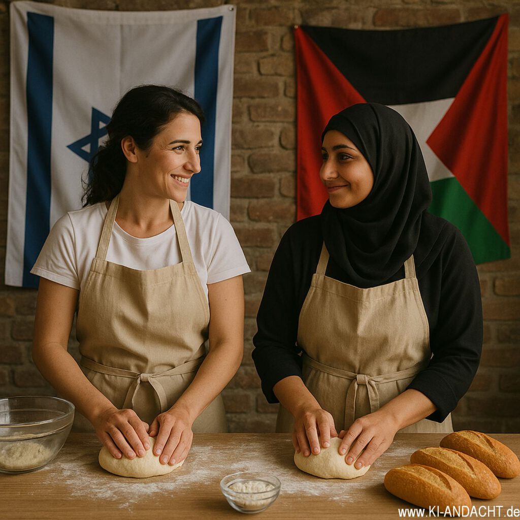 Brotbacken in Einheit, Sora, prompted by ChatGPT