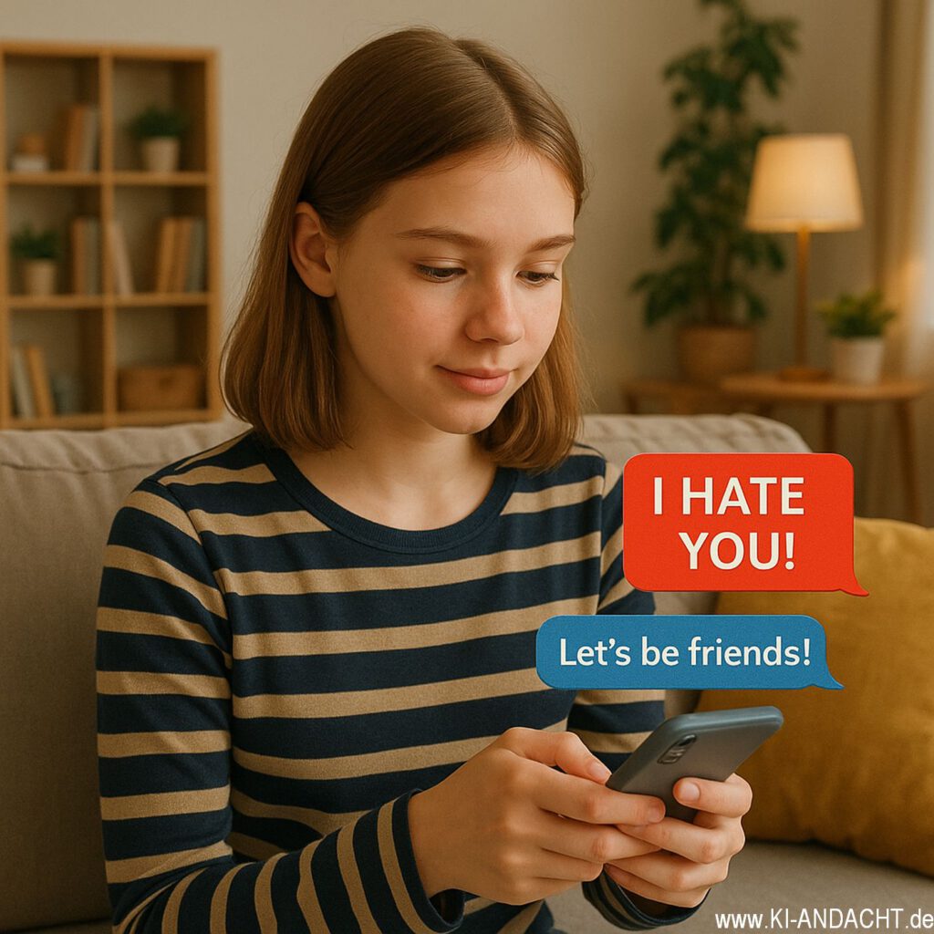 Freundliche Antwort, Sora, prompted by ChatGPT