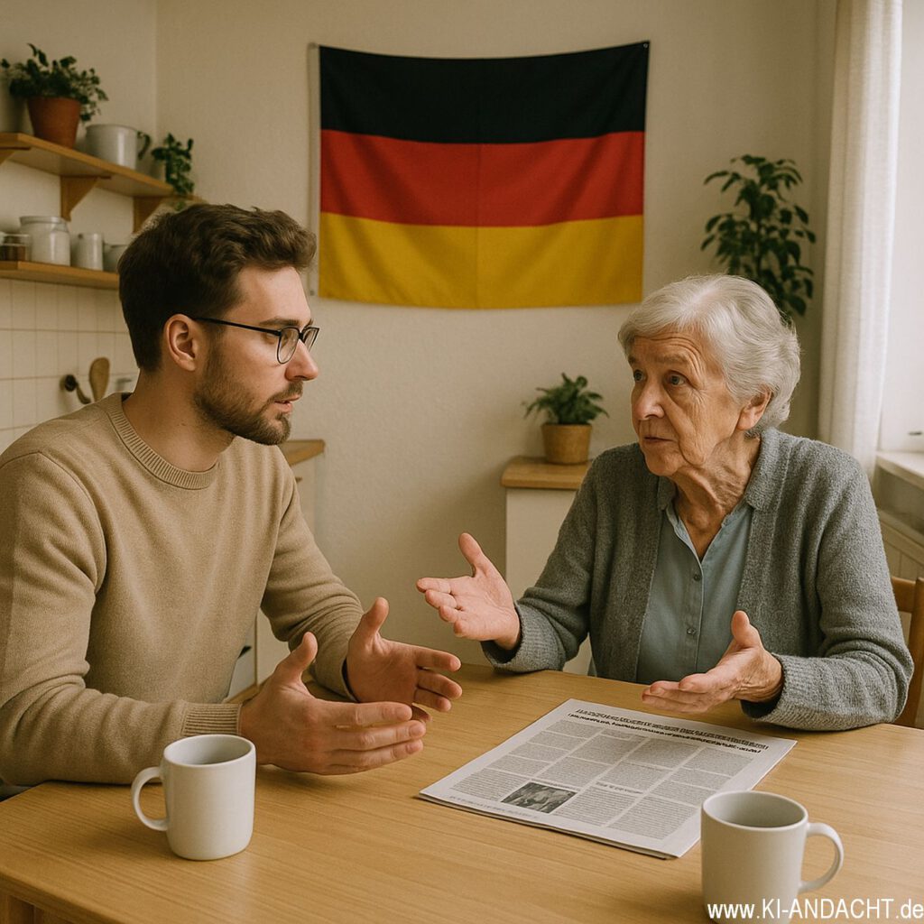 Politik am Küchentisch, Sora, prompted by ChatGPT