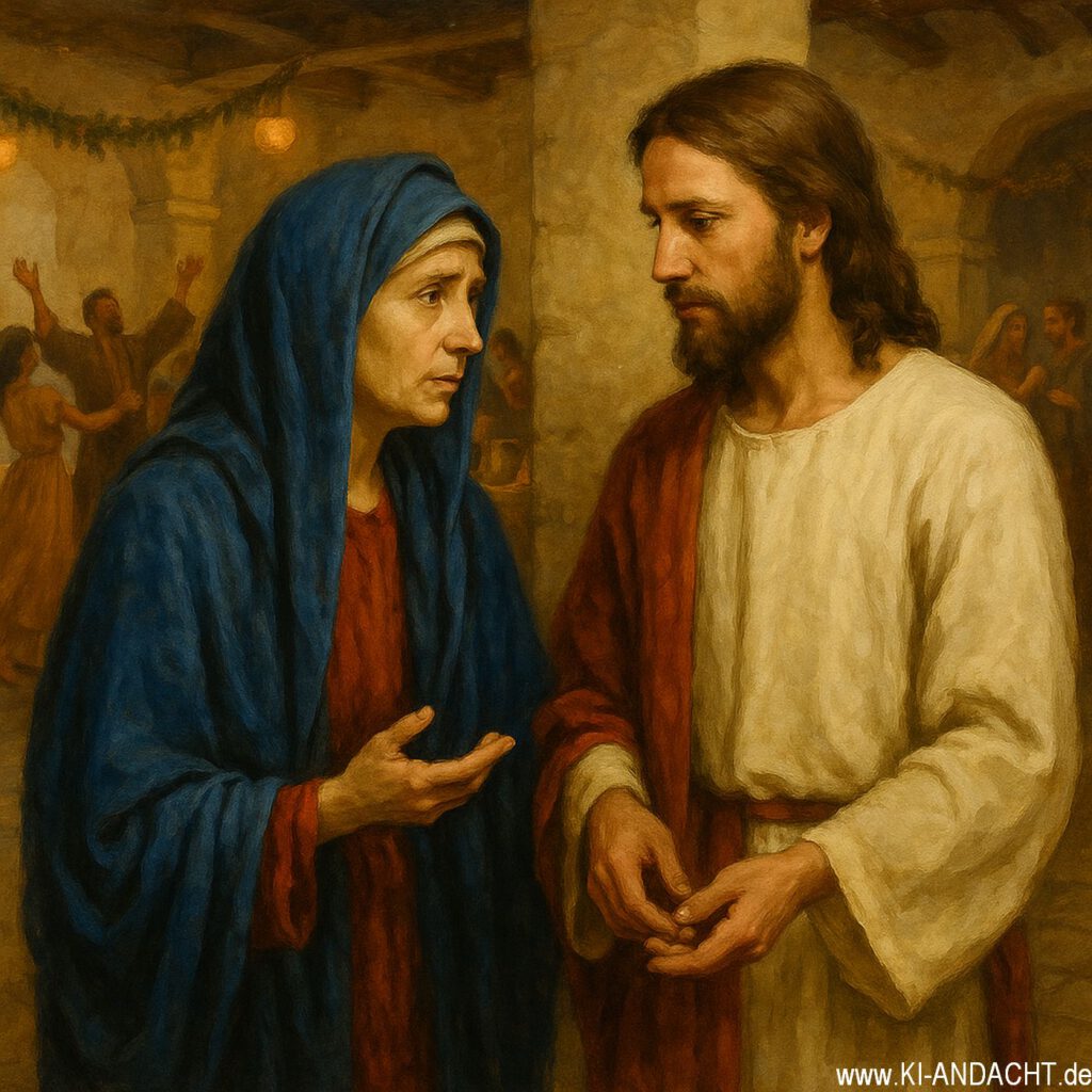 Maria spricht mit ihrem Sohn, Sora, prompted by ChatGPT