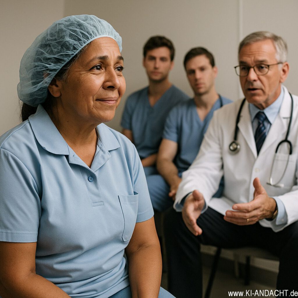 Wertschätzung im Klinikalltag, Sora, prompted by Michael Voß