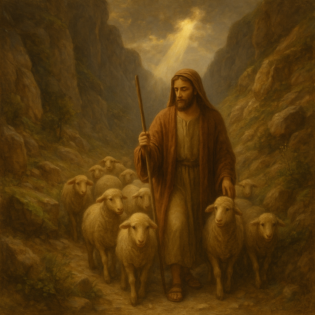 Er wird seine Herde weiden, prompted by ChatGPT