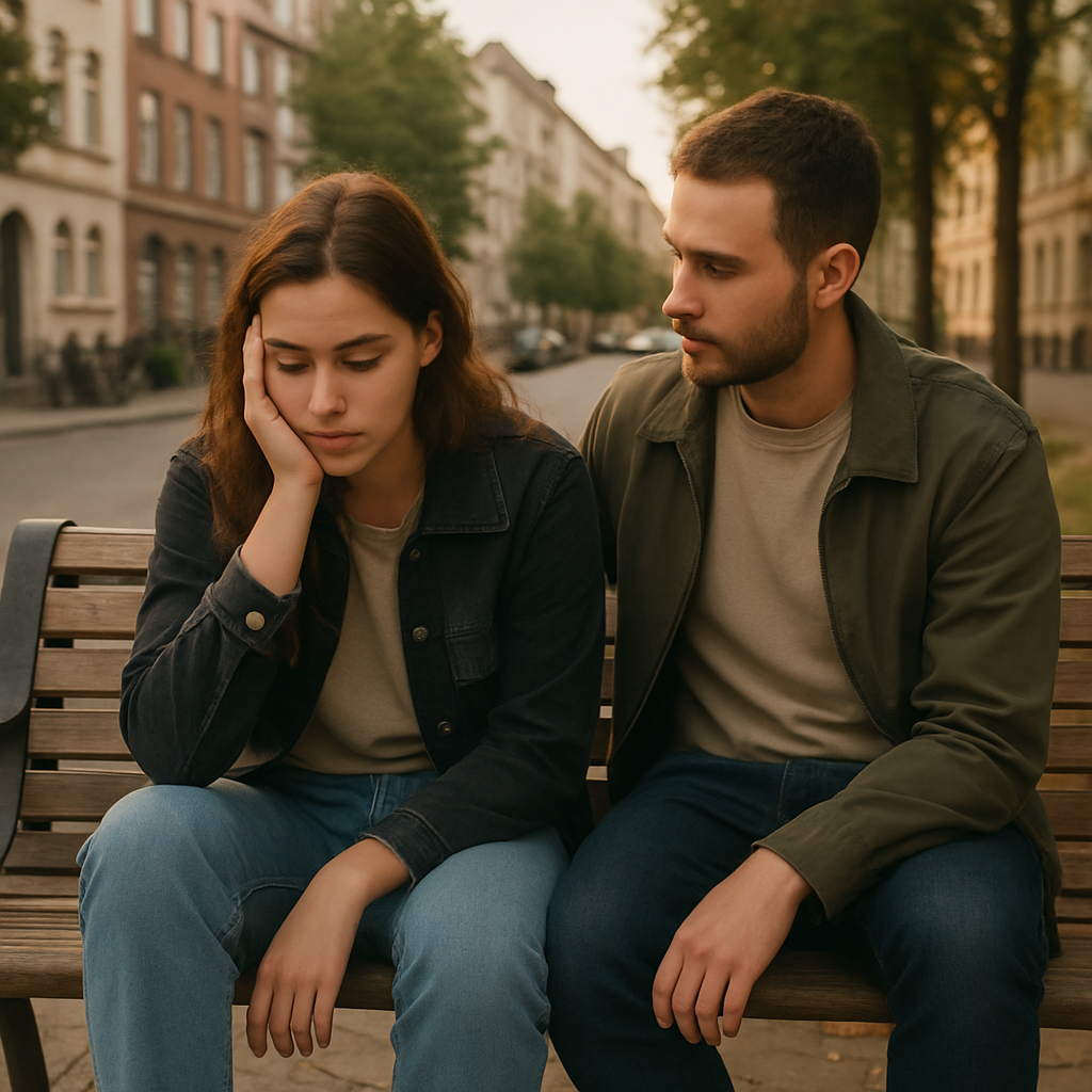 Erschöpft - und einer baut auf, prompted by ChatGPT