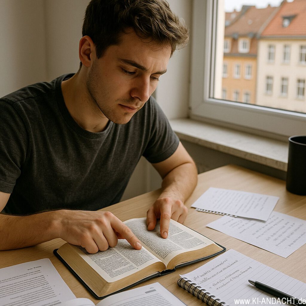 Studium und Glaube, Sora, prompted by ChatGPT