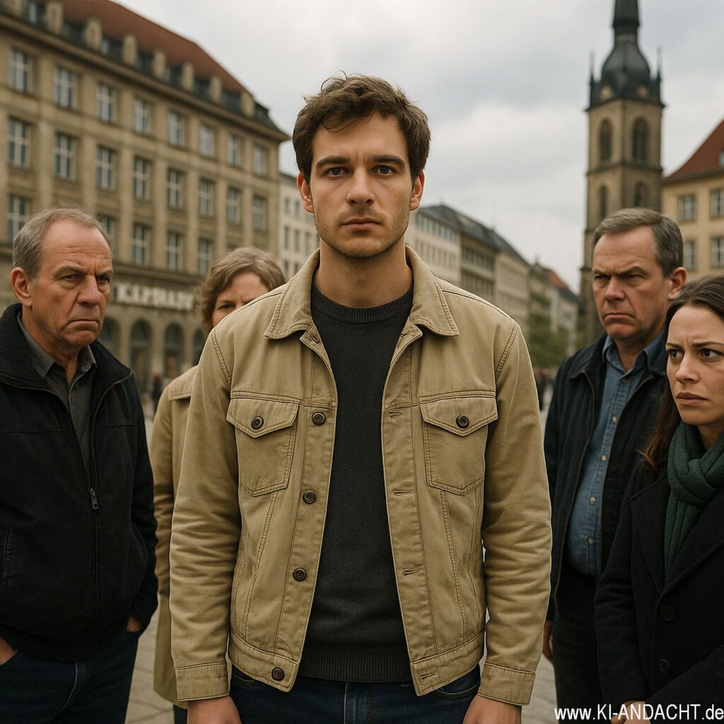 Entschlossen unterwegs, Sora, prompted by ChatGPT