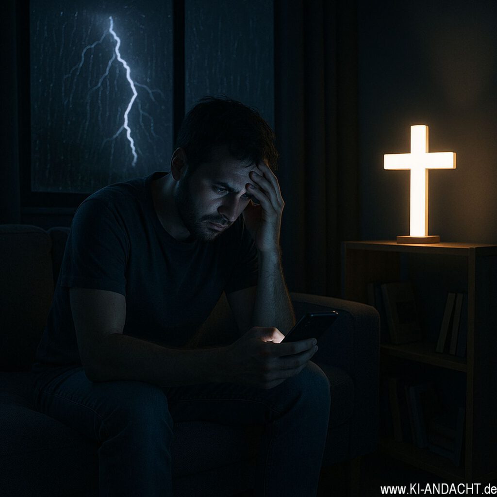 Nächtliches Handydrama, Sora, prompted by ChatGPT