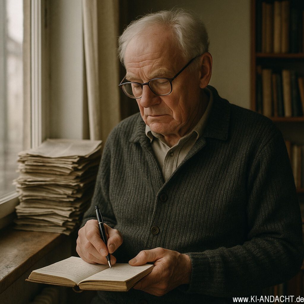 Dieser Pastor forscht selbst im Ruhestand noch nach der Wahrheit, Sora, prompted by ChatGPT