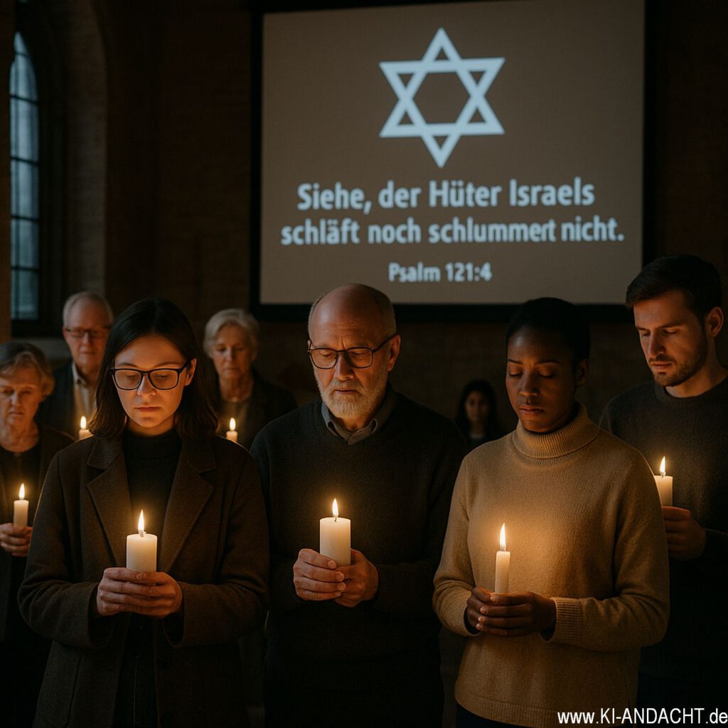 Gebetskreis für Israel, Sora, prompted by ChatGPT