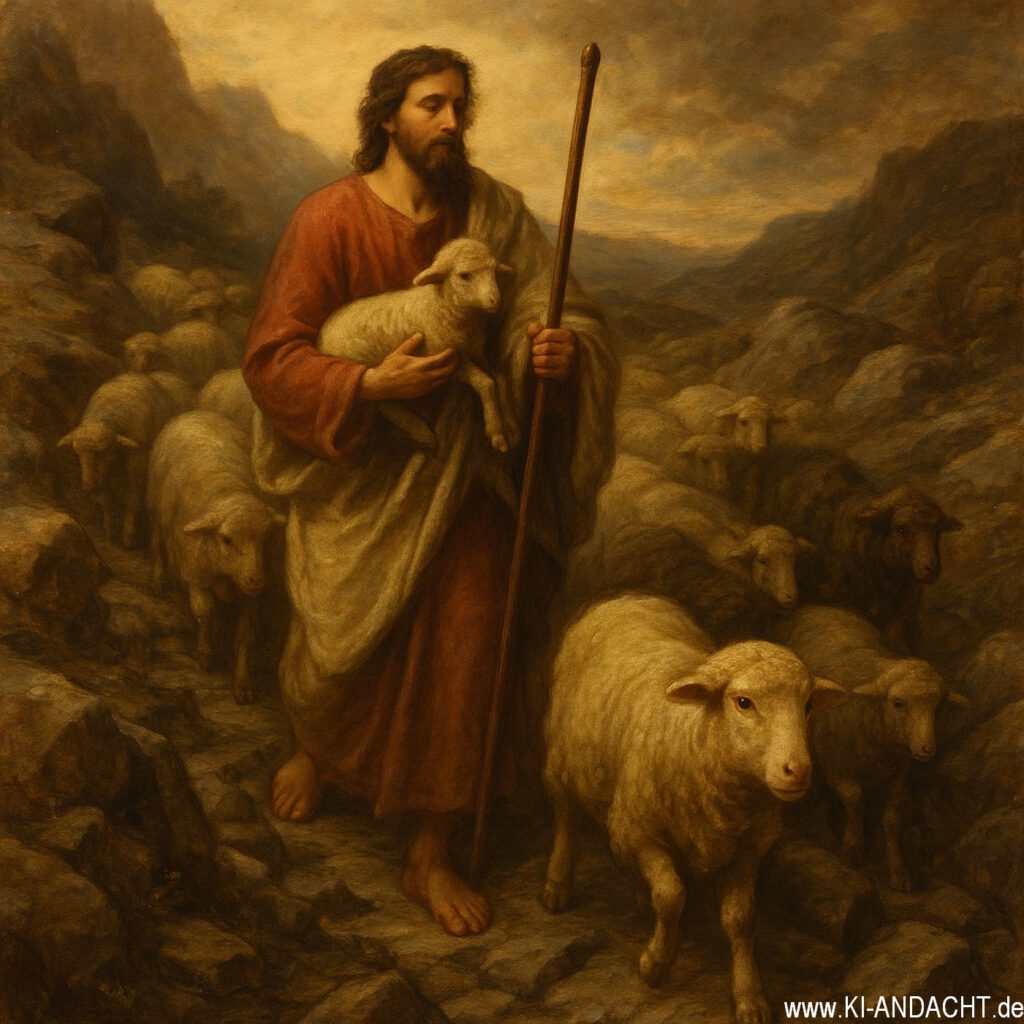 Hirte und Schafherde, Sora, prompted by ChatGPT