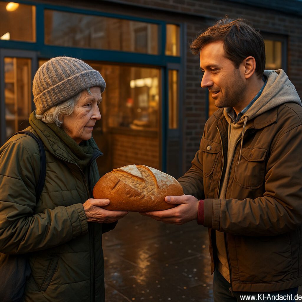 Altes Brot nach Ladenschluss, prompted by ChatGPT