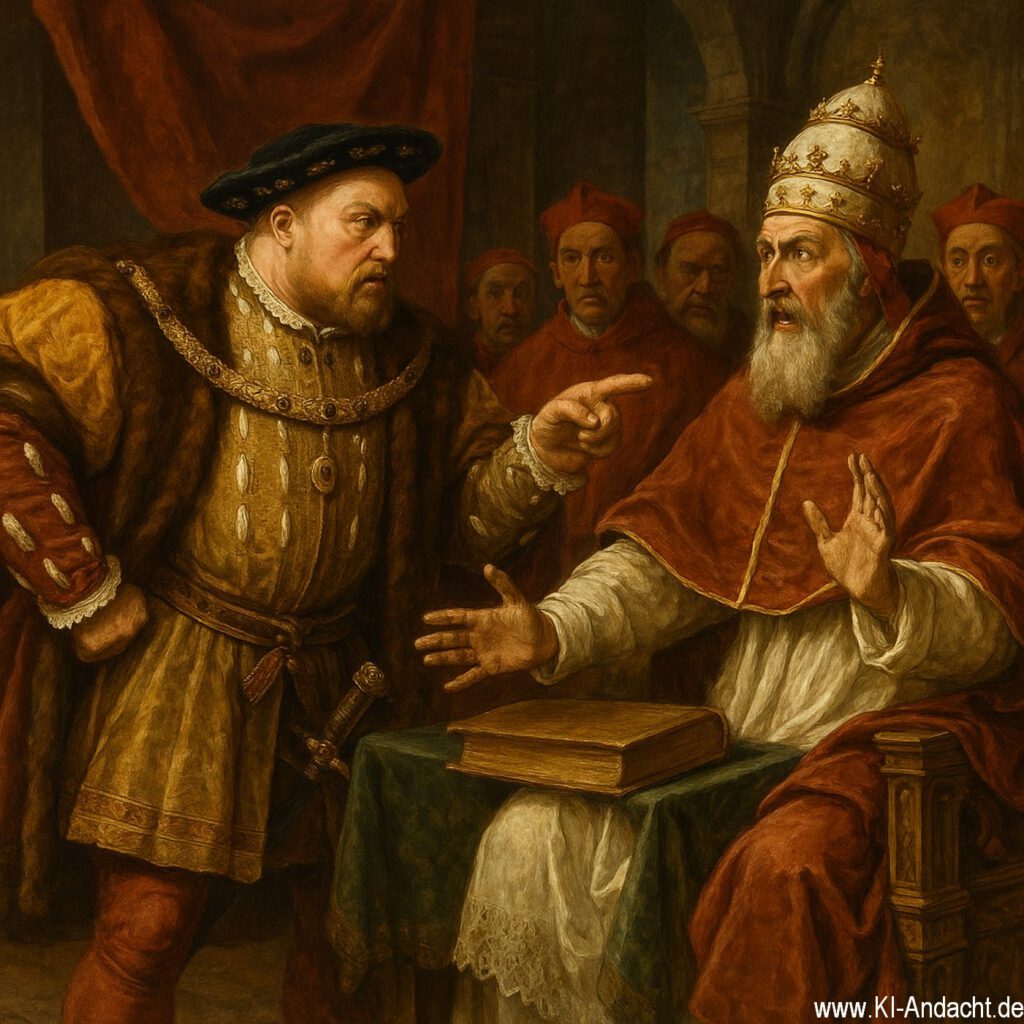 Heinrich VIII. und der Papst, Sora, prompted by ChatGPT