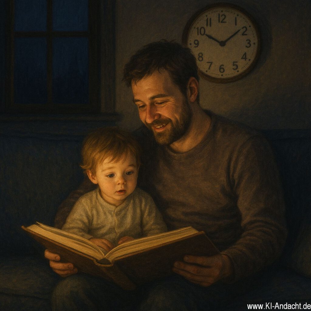 Vorlesestündchen, Sora, prompted by ChatGPT