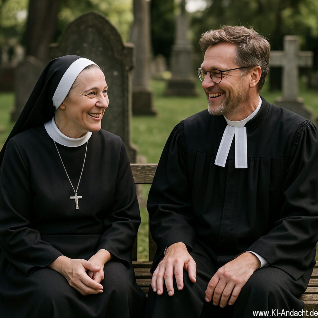 Herzliches Glaubensgespräch, Sora, prompted by ChatGPT