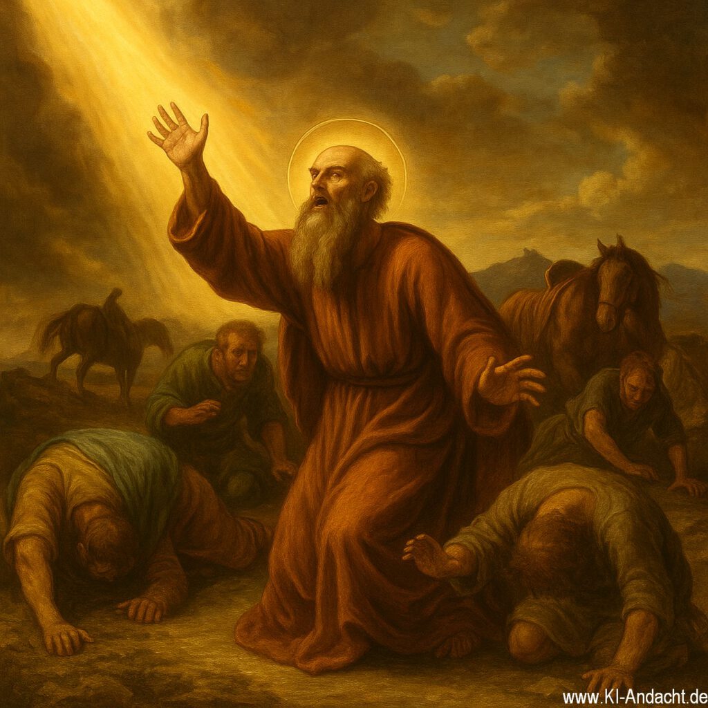 Paulus' Erleuchtungserlebnis, Sora, prompted by ChatGPT