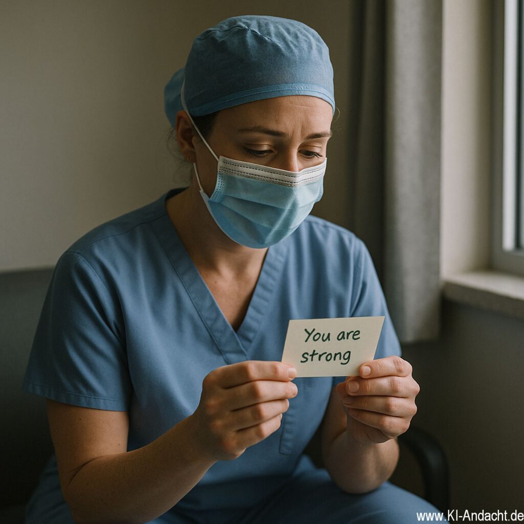 Ermutigung im Krankenhaus, Sora, prompted by ChatGPT