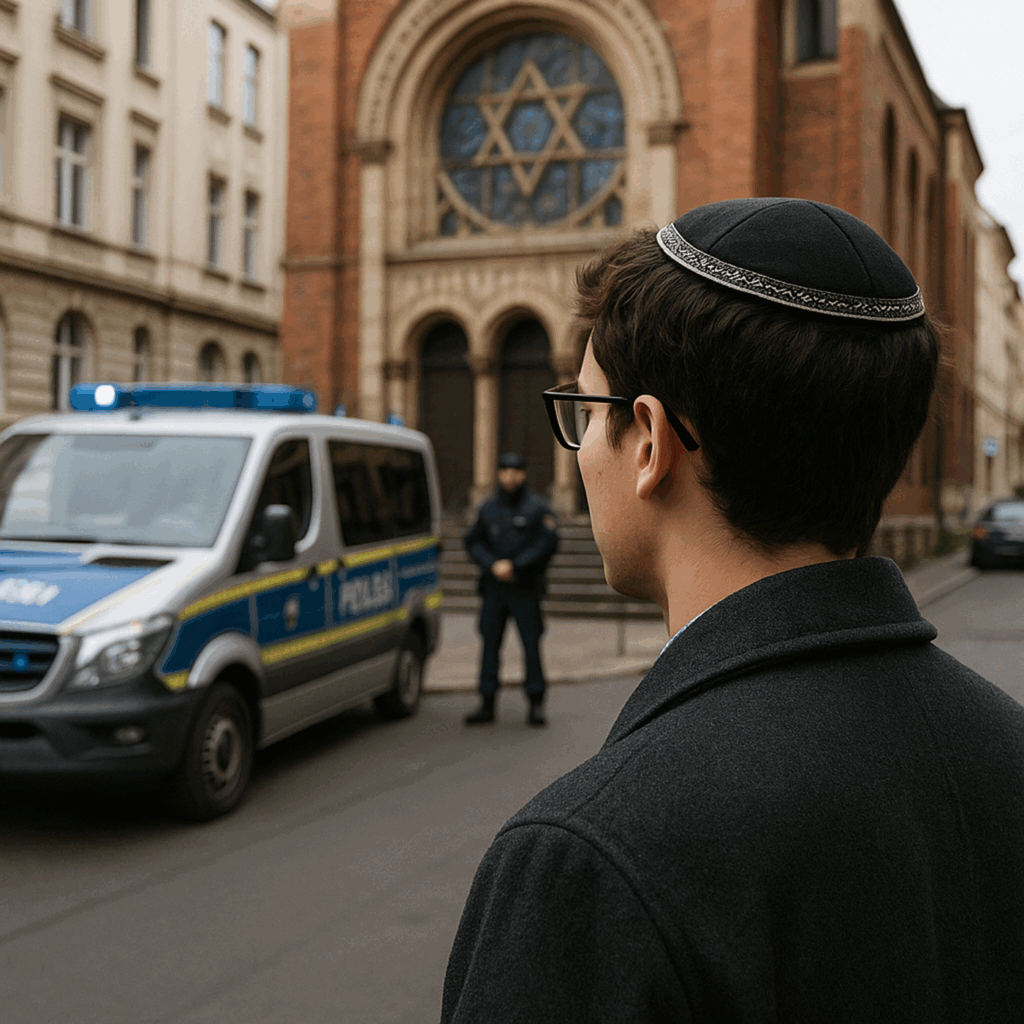 Bewachung der Synagoge, prompted by ChatGPT