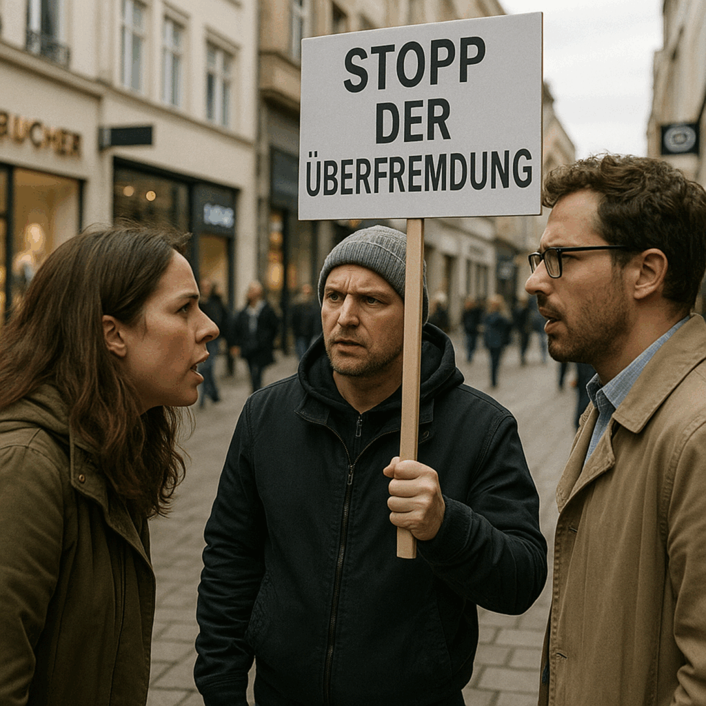 Diskussion mit Rechtsextremen, prompted by ChatGPT
