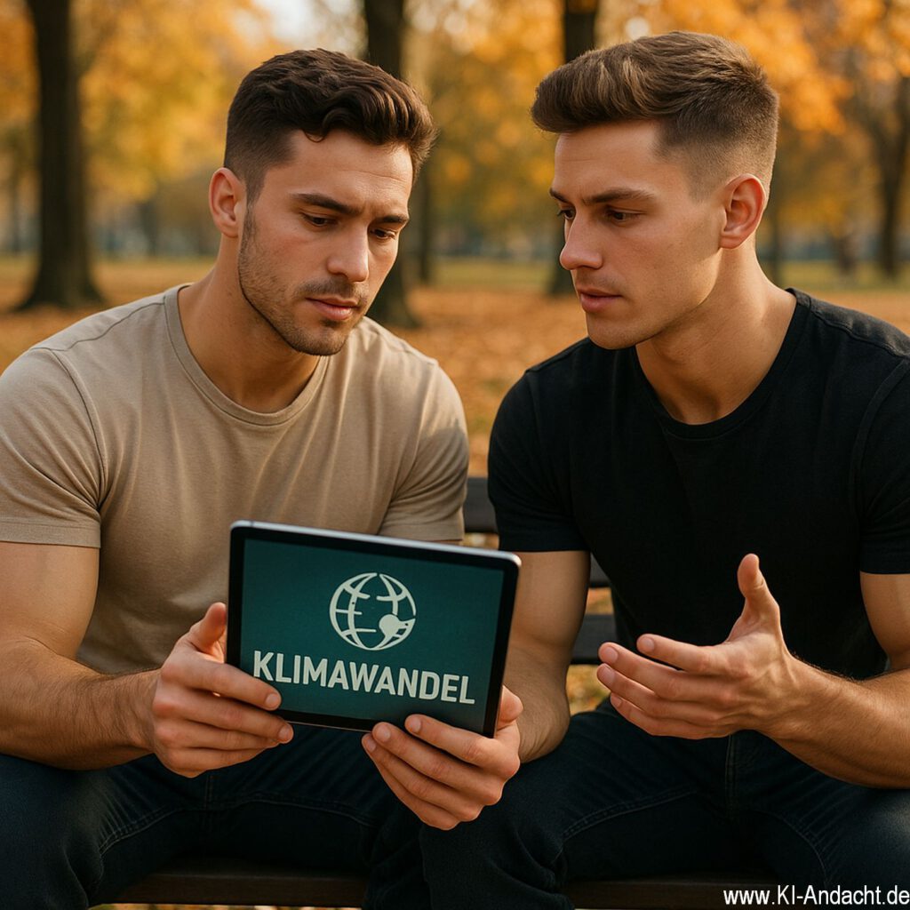 Diskussion im Park, Sora, prompted by ChatGPT