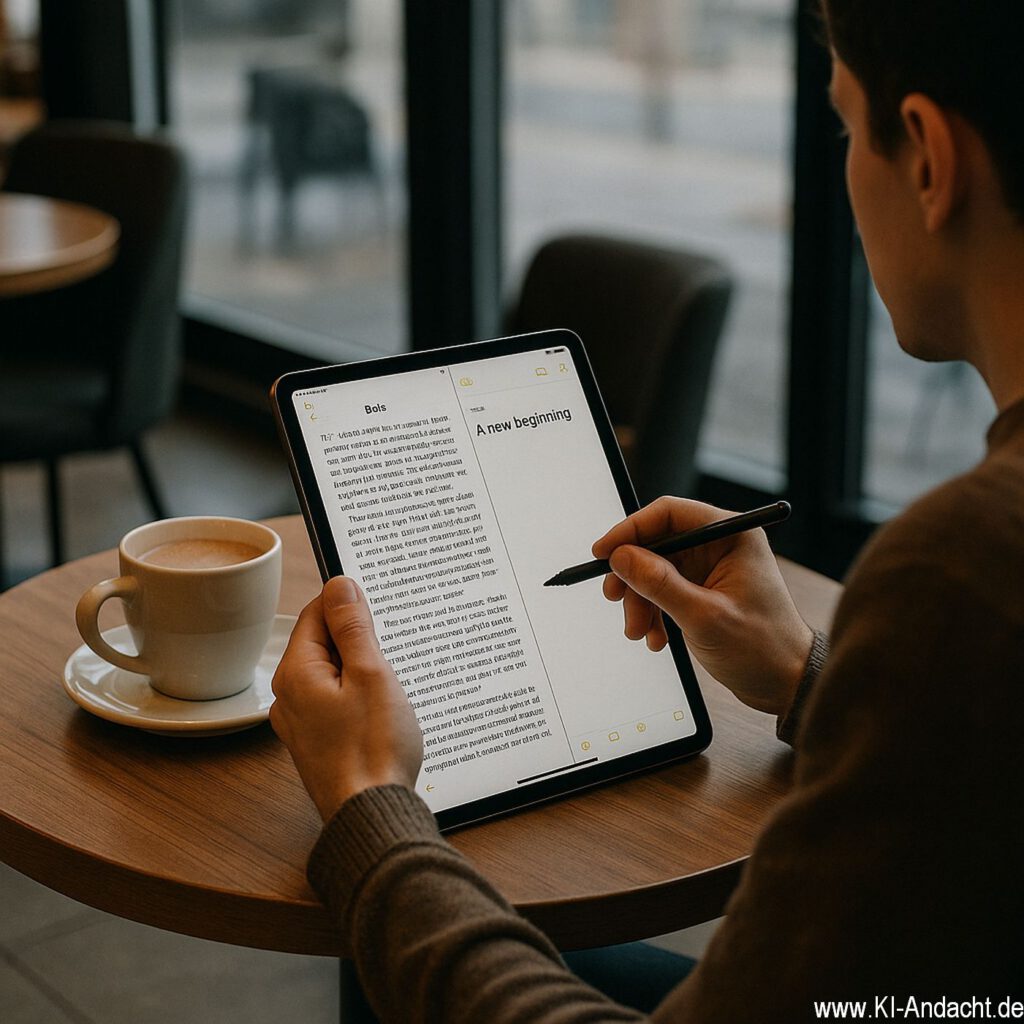 Nachdenkliche Café-Momente, Sora, prompted by ChatGPT