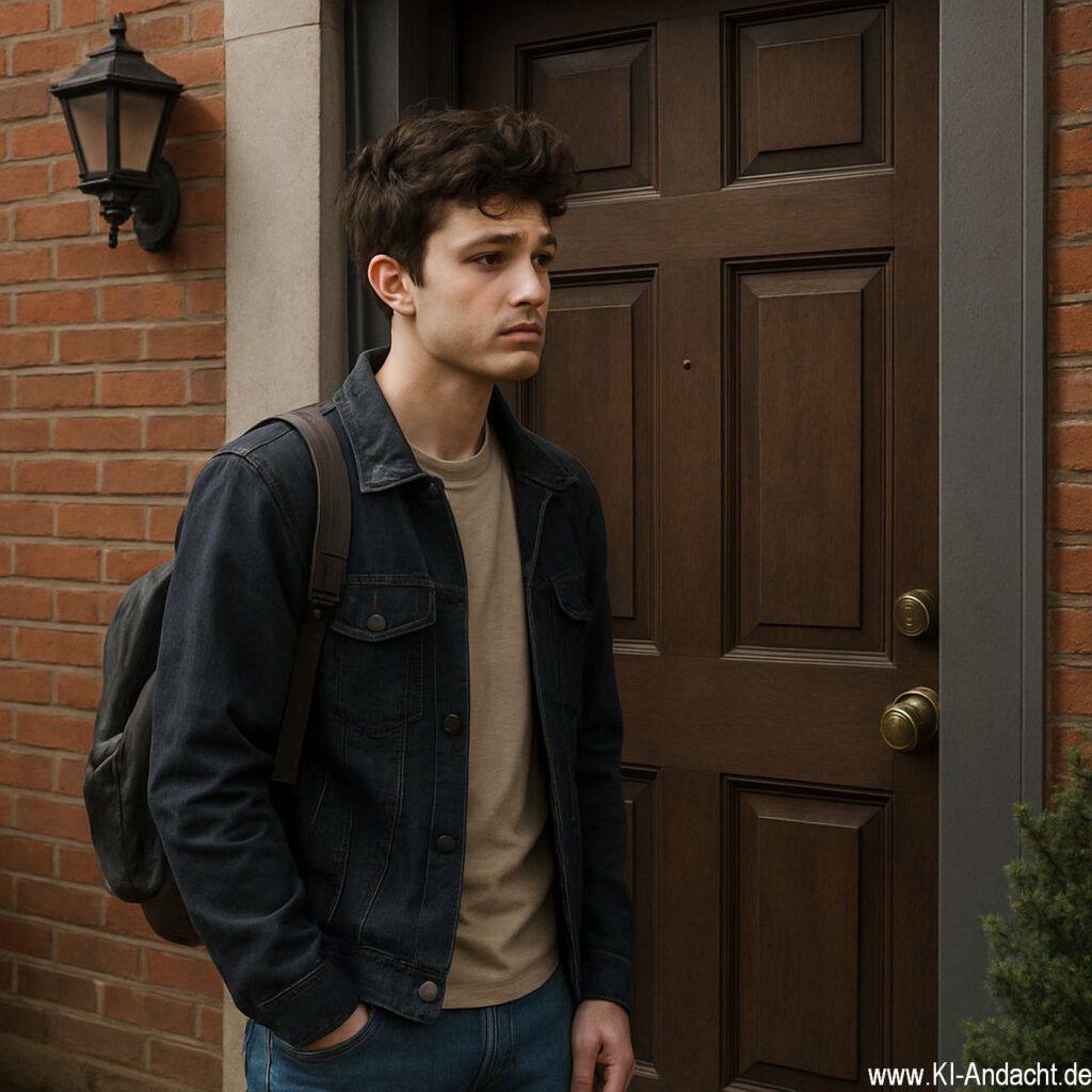 Zögernder Besucher, Sora, prompted by ChatGPT