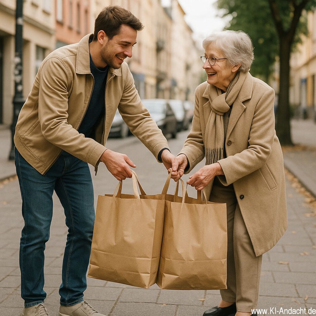 Spontane Straßennhilfe, Sora, prompted by ChatGPT