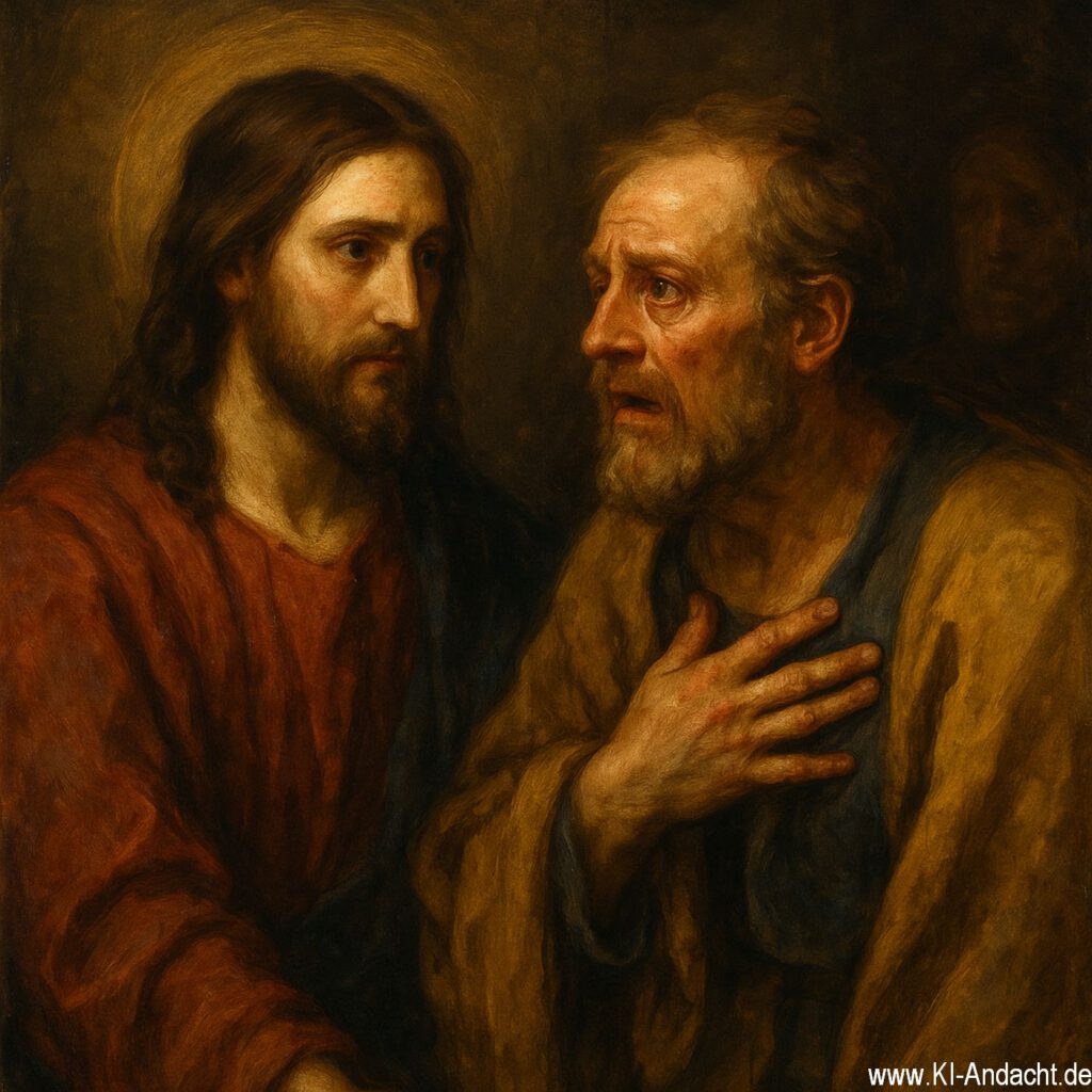 Petrus' Verleugnung Jesu, Sora, prompted by ChatGPT