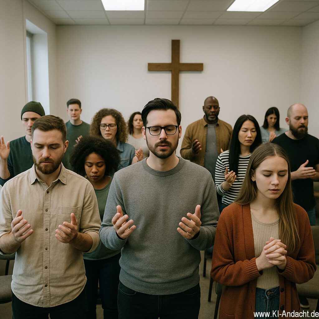 Christliche Gemeindeversammlung, Sora, prompted by ChatGPT