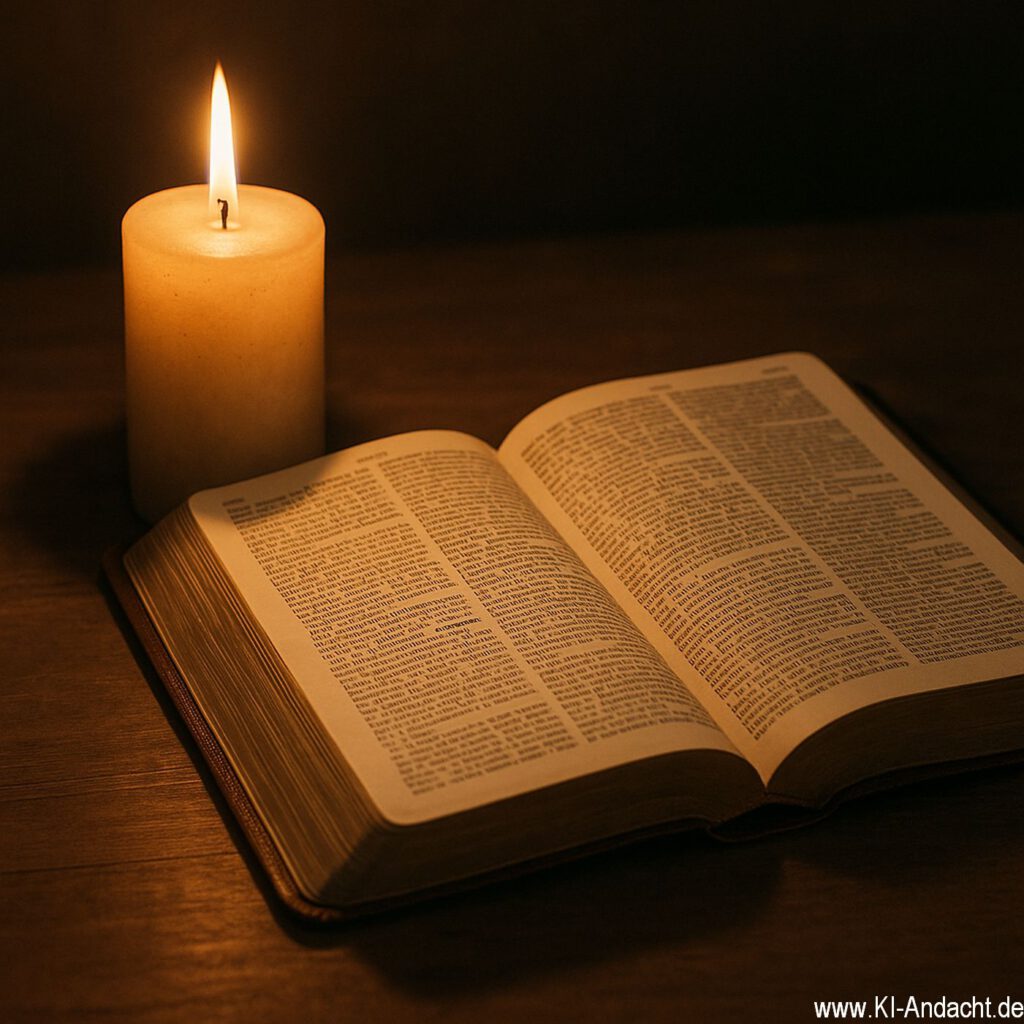 Kerzenschein und Bibel, Sora, prompted by ChatGPT