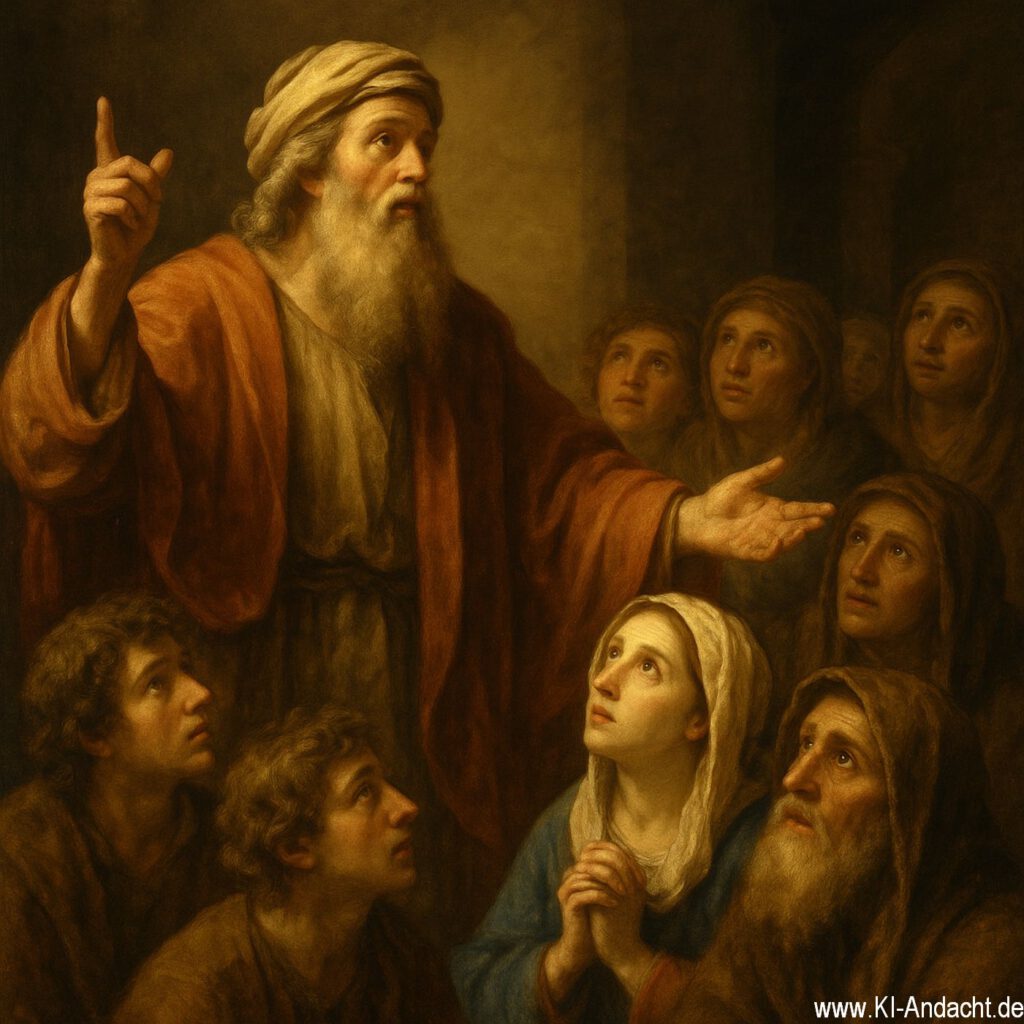 Jesaja verkündet Hoffnung, Sora, prompted by ChatGPT