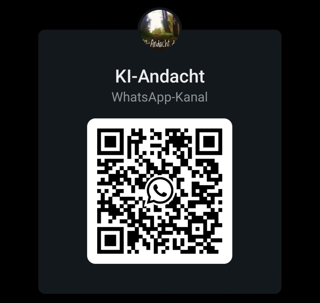 Uns gibt es auch bei WhatsApp. Einfach den QR-Code mit dem Handy einscannen.