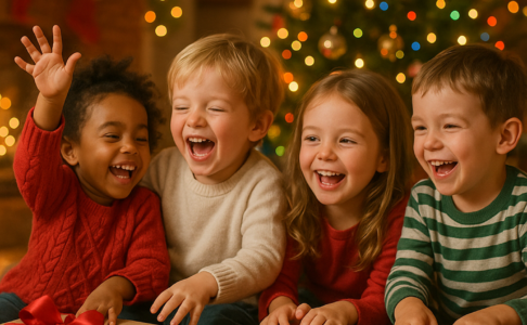 821 – Freude der Kinder an Weihnachten