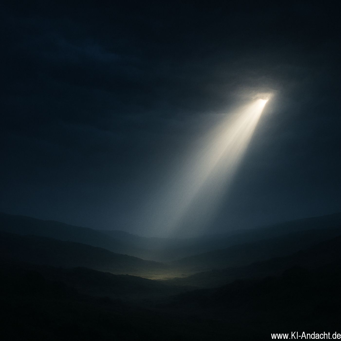 Hoffnungsstrahl im Dunkel, Sora, prompted by ChatGPT