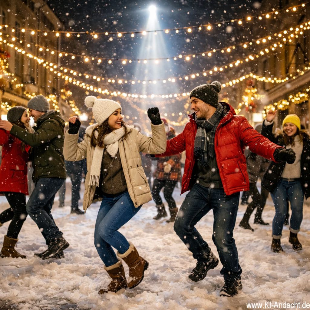 Tanz im Schneeglanz, Sora, prompted by ChatGPT