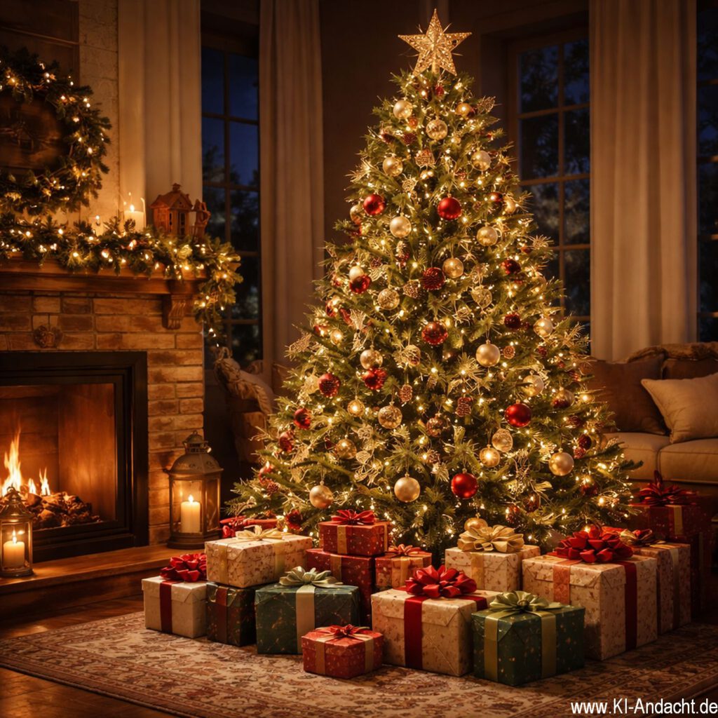 Gemütlicher Weihnachtsbaum, Sora, prompted by ChatGPT