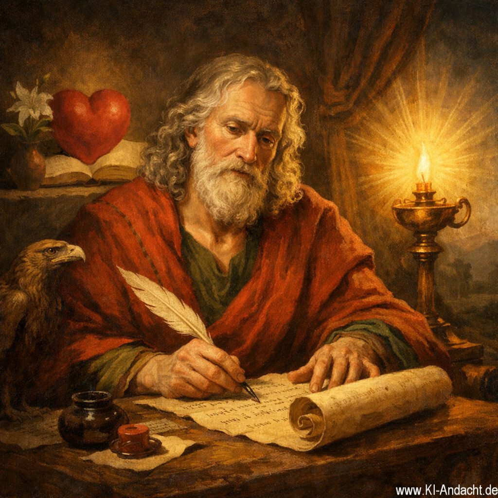 Johannes' Inspirierende Botschaft, Sora, prompted by ChatGPT