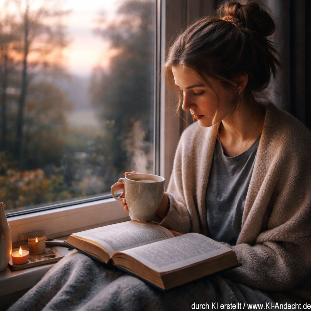 Morgenandacht am Fenster, Sora, prompted by ChatGPT