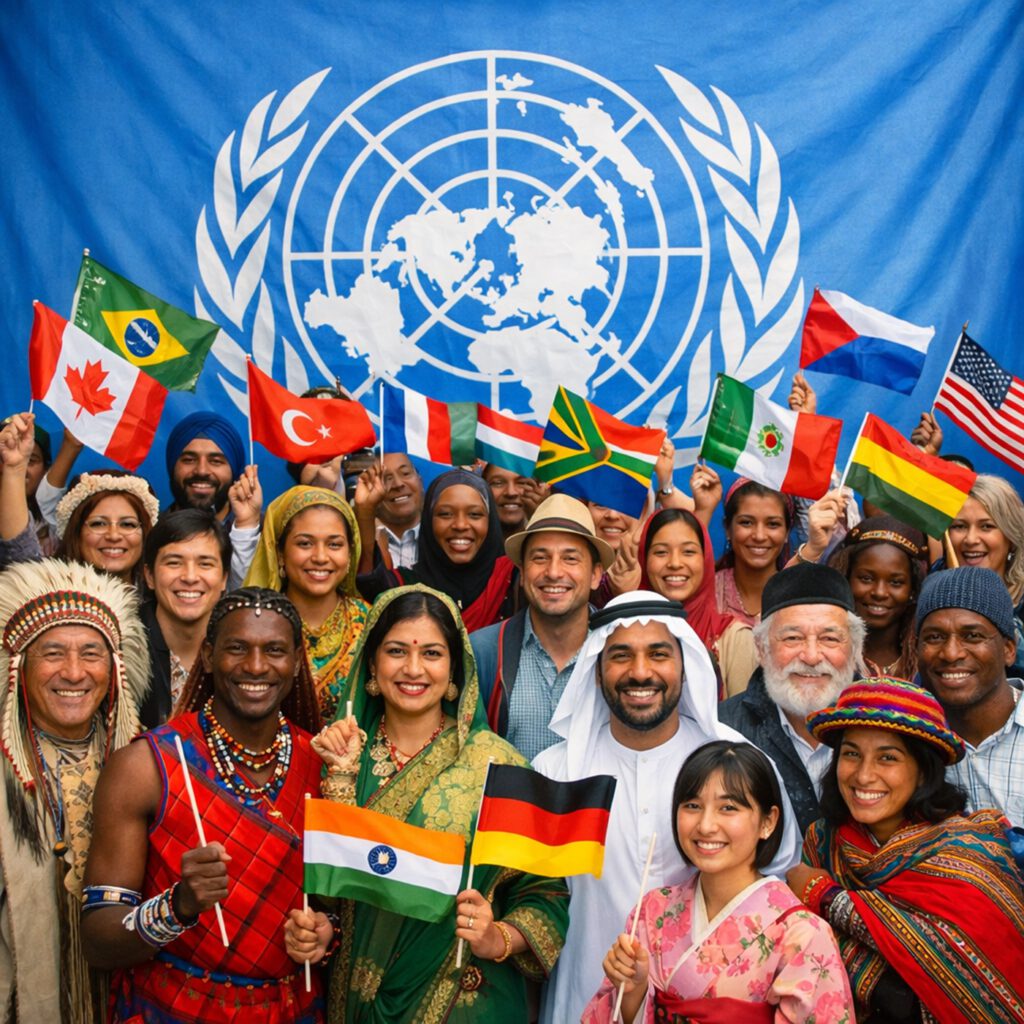 Vereinte Nationen, Sora, prompted by ChatGPT