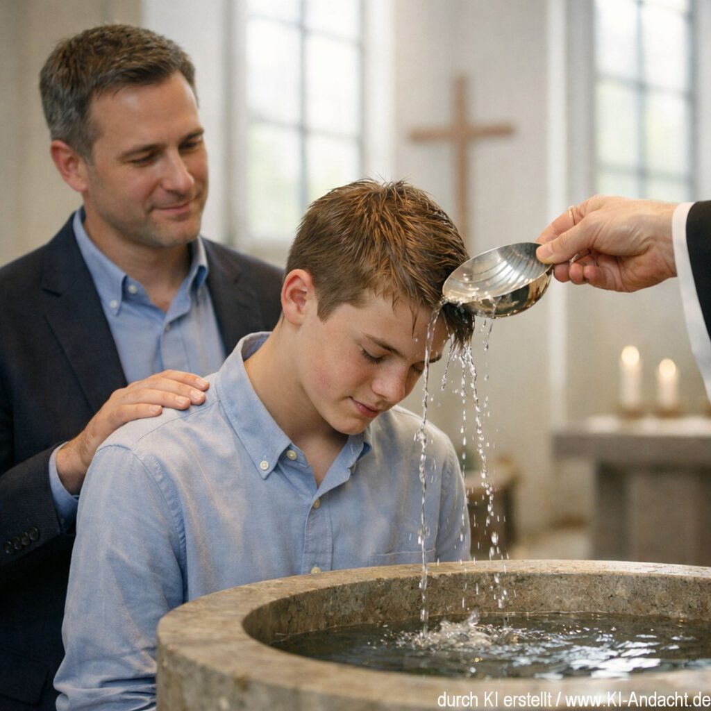 Taufe eines Jugendlichen, Sora, prompted by ChatGPT