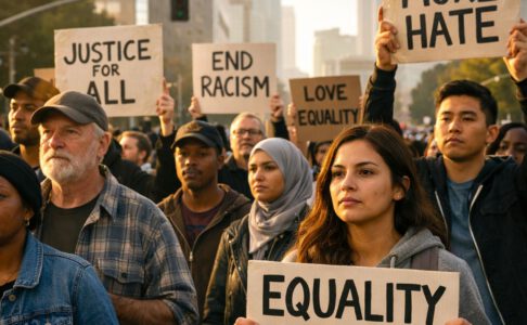 852 – Gerechtigkeit, Gewalt und das menschliche Herz angesichts von Leid und Protest