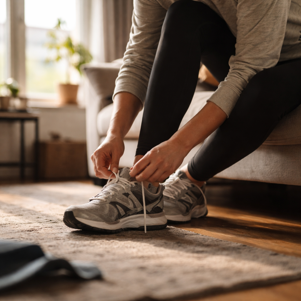 Traininingsvorbereitungen kosten oft Überwindung, Sora, prompted by ChatGPT