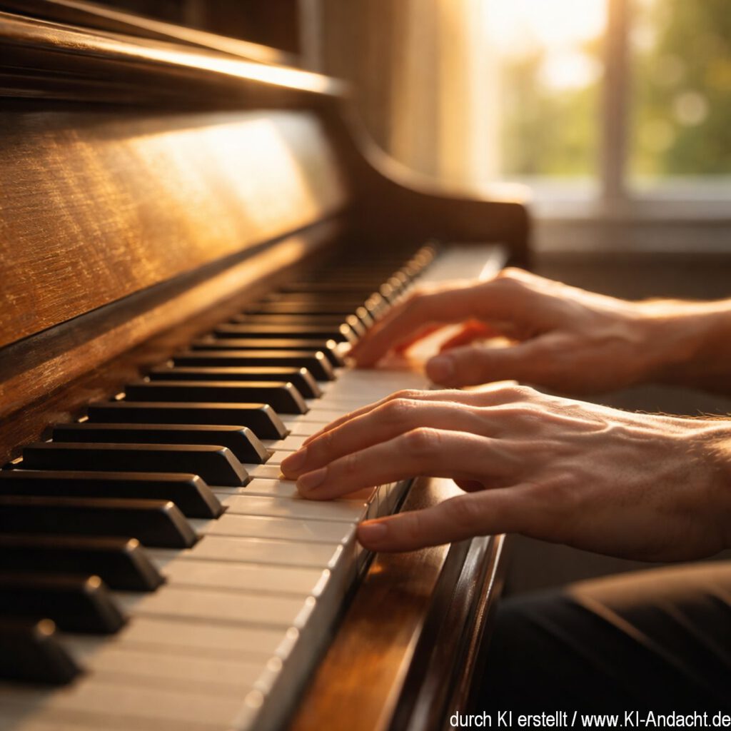 Klaviermusik im Sonnenlicht, Sora, prompted by ChatGPT